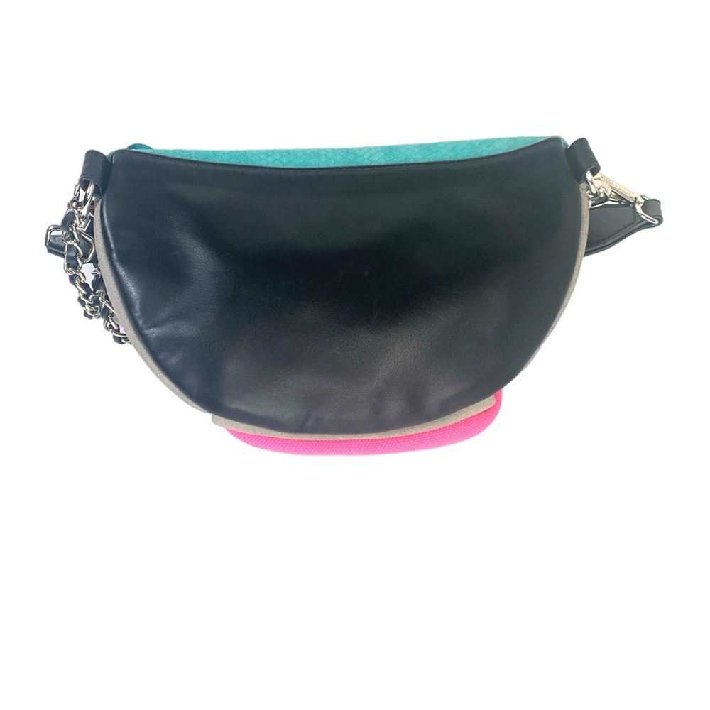 Steve Madden Turquoise and Leopard Crossbody Bag - Picture 8 of 9